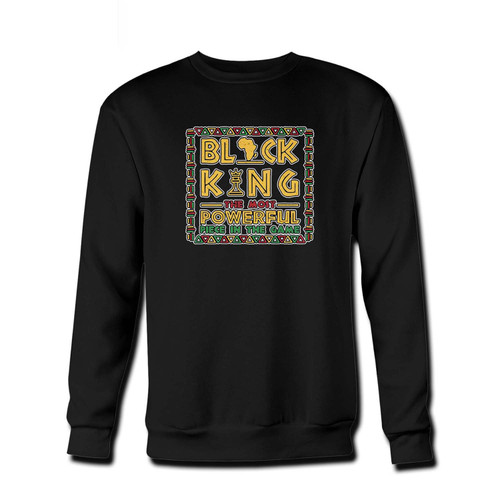 Your Black King Black Pride African King Fresh Best Crewneck Sweatshirt just got an update. This super comfortable and lighter weight crewneck will become your favorite go-to sweatshirt. The cozy spandex cuffs and waistband make this pill-resistant sweatshirt a fan favorite.And your group will look and feel their best in this premium ringspun cotton crew.