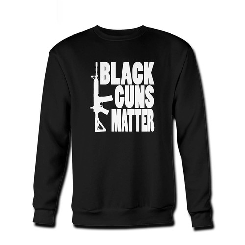 Your black guns matter Fresh Best Crewneck Sweatshirt just got an update. This super comfortable and lighter weight crewneck will become your favorite go-to sweatshirt. The cozy spandex cuffs and waistband make this pill-resistant sweatshirt a fan favorite.And your group will look and feel their best in this premium ringspun cotton crew.