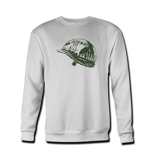 Your Born To Kill Fresh Best Crewneck Sweatshirt just got an update. This super comfortable and lighter weight crewneck will become your favorite go-to sweatshirt. The cozy spandex cuffs and waistband make this pill-resistant sweatshirt a fan favorite.And your group will look and feel their best in this premium ringspun cotton crew.