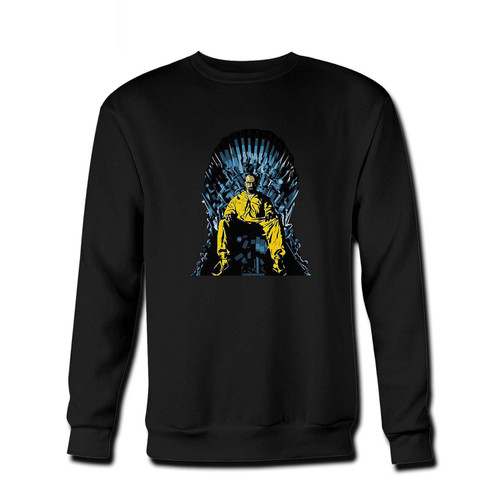 Your Breaking Bad Game Of Thrones Parody Fresh Best Crewneck Sweatshirt just got an update. This super comfortable and lighter weight crewneck will become your favorite go-to sweatshirt. The cozy spandex cuffs and waistband make this pill-resistant sweatshirt a fan favorite.And your group will look and feel their best in this premium ringspun cotton crew.