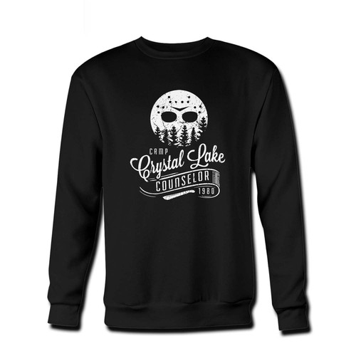 Your Camp Crystal Lake Counselor Fresh Best Crewneck Sweatshirt just got an update. This super comfortable and lighter weight crewneck will become your favorite go-to sweatshirt. The cozy spandex cuffs and waistband make this pill-resistant sweatshirt a fan favorite.And your group will look and feel their best in this premium ringspun cotton crew.