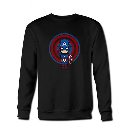 Your Captain America Avengers Character Fresh Best Crewneck Sweatshirt just got an update. This super comfortable and lighter weight crewneck will become your favorite go-to sweatshirt. The cozy spandex cuffs and waistband make this pill-resistant sweatshirt a fan favorite.And your group will look and feel their best in this premium ringspun cotton crew.