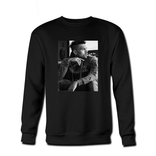 Your Chris Brown Breezy Cool Fresh Best Crewneck Sweatshirt just got an update. This super comfortable and lighter weight crewneck will become your favorite go-to sweatshirt. The cozy spandex cuffs and waistband make this pill-resistant sweatshirt a fan favorite.And your group will look and feel their best in this premium ringspun cotton crew.
