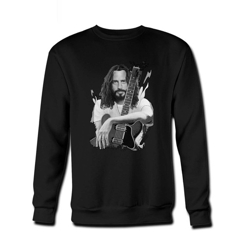 Your Chris Cornell Soundgarden Fresh Best Crewneck Sweatshirt just got an update. This super comfortable and lighter weight crewneck will become your favorite go-to sweatshirt. The cozy spandex cuffs and waistband make this pill-resistant sweatshirt a fan favorite.And your group will look and feel their best in this premium ringspun cotton crew.