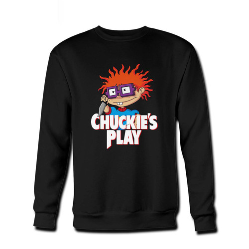 Your Chuckies Play Fresh Best Crewneck Sweatshirt just got an update. This super comfortable and lighter weight crewneck will become your favorite go-to sweatshirt. The cozy spandex cuffs and waistband make this pill-resistant sweatshirt a fan favorite.And your group will look and feel their best in this premium ringspun cotton crew.