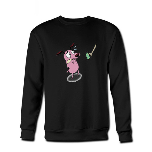 Your courage the cowardly dog we are taking over Fresh Best Crewneck Sweatshirt just got an update. This super comfortable and lighter weight crewneck will become your favorite go-to sweatshirt. The cozy spandex cuffs and waistband make this pill-resistant sweatshirt a fan favorite.And your group will look and feel their best in this premium ringspun cotton crew.