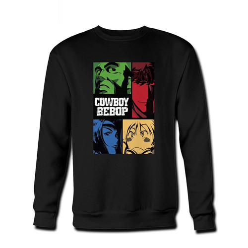 Your Cowboy Bebop Squad Anime Fresh Best Crewneck Sweatshirt just got an update. This super comfortable and lighter weight crewneck will become your favorite go-to sweatshirt. The cozy spandex cuffs and waistband make this pill-resistant sweatshirt a fan favorite.And your group will look and feel their best in this premium ringspun cotton crew.