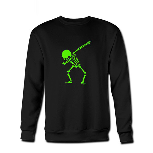 Your Dabbing Skeleton Green Fresh Best Crewneck Sweatshirt just got an update. This super comfortable and lighter weight crewneck will become your favorite go-to sweatshirt. The cozy spandex cuffs and waistband make this pill-resistant sweatshirt a fan favorite.And your group will look and feel their best in this premium ringspun cotton crew.
