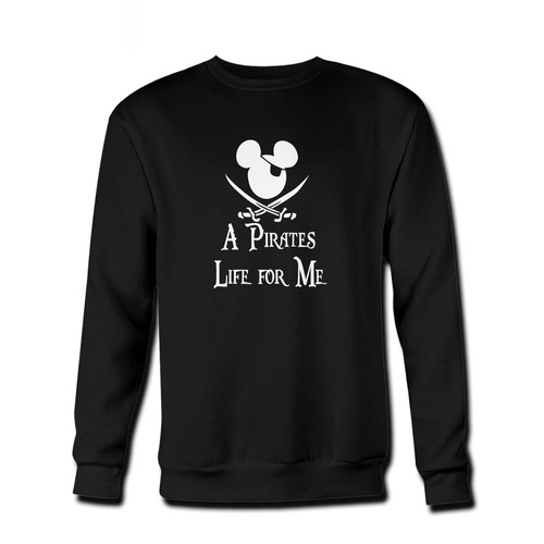 Your Disney Pirates Life For Me Disney Fresh Best Crewneck Sweatshirt just got an update. This super comfortable and lighter weight crewneck will become your favorite go-to sweatshirt. The cozy spandex cuffs and waistband make this pill-resistant sweatshirt a fan favorite.And your group will look and feel their best in this premium ringspun cotton crew.