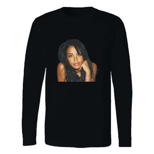 This classic fit aaliyah pose long sleeve shirt is casually elegant and very comfortable. With fine quality print to make one stand out, it's a perfect fit for every occasion.
