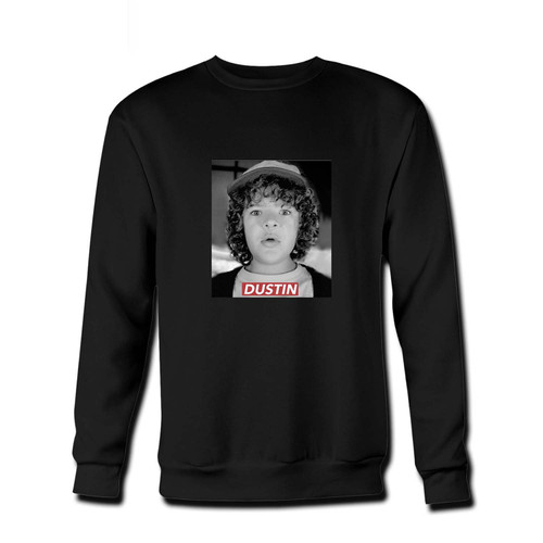 Your DUSTIN Classic - Stranger Things Fresh Best Crewneck Sweatshirt just got an update. This super comfortable and lighter weight crewneck will become your favorite go-to sweatshirt. The cozy spandex cuffs and waistband make this pill-resistant sweatshirt a fan favorite.And your group will look and feel their best in this premium ringspun cotton crew.