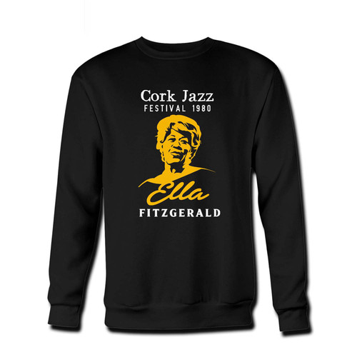Your Ella Fitzgerald Cork Jazz Festival 1980 Fresh Best Crewneck Sweatshirt just got an update. This super comfortable and lighter weight crewneck will become your favorite go-to sweatshirt. The cozy spandex cuffs and waistband make this pill-resistant sweatshirt a fan favorite.And your group will look and feel their best in this premium ringspun cotton crew.