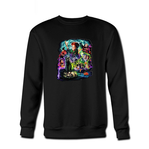 Your Hocus Pocus Halloween Sanderson Sisters Hocus Pocus Characters Fresh Best Crewneck Sweatshirt just got an update. This super comfortable and lighter weight crewneck will become your favorite go-to sweatshirt. The cozy spandex cuffs and waistband make this pill-resistant sweatshirt a fan favorite.And your group will look and feel their best in this premium ringspun cotton crew.