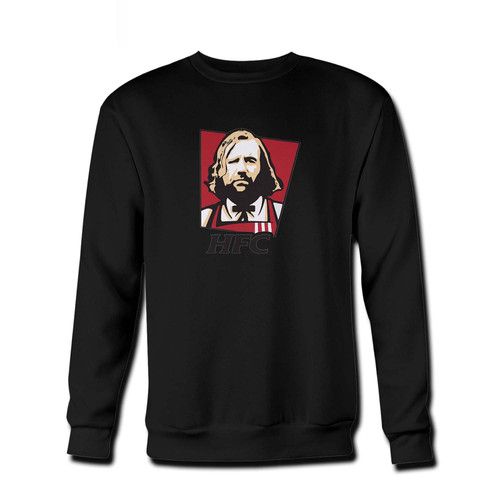 Your Hound Fried Chicken Fresh Best Crewneck Sweatshirt just got an update. This super comfortable and lighter weight crewneck will become your favorite go-to sweatshirt. The cozy spandex cuffs and waistband make this pill-resistant sweatshirt a fan favorite.And your group will look and feel their best in this premium ringspun cotton crew.