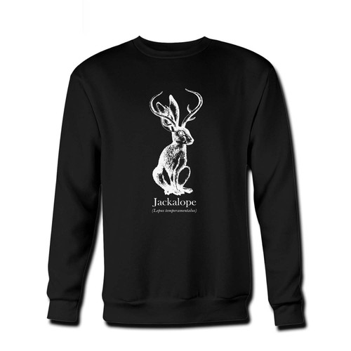 Your Jackalope Lepus Temperamentalus Jackrabbit Fresh Best Crewneck Sweatshirt just got an update. This super comfortable and lighter weight crewneck will become your favorite go-to sweatshirt. The cozy spandex cuffs and waistband make this pill-resistant sweatshirt a fan favorite.And your group will look and feel their best in this premium ringspun cotton crew.