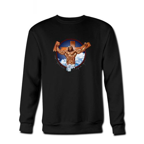 Your Jesus Strong Fuck Your Sins Fresh Best Crewneck Sweatshirt just got an update. This super comfortable and lighter weight crewneck will become your favorite go-to sweatshirt. The cozy spandex cuffs and waistband make this pill-resistant sweatshirt a fan favorite.And your group will look and feel their best in this premium ringspun cotton crew.