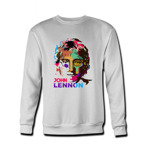 Your John Lennon Vector Logo Fresh Best Crewneck Sweatshirt just got an update. This super comfortable and lighter weight crewneck will become your favorite go-to sweatshirt. The cozy spandex cuffs and waistband make this pill-resistant sweatshirt a fan favorite.And your group will look and feel their best in this premium ringspun cotton crew.