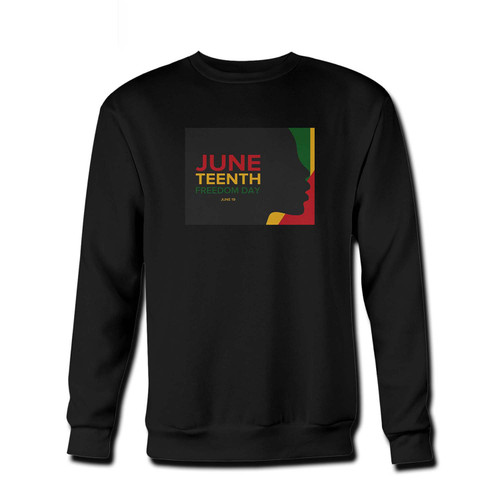 Your juneteenth freedom day Fresh Best Crewneck Sweatshirt just got an update. This super comfortable and lighter weight crewneck will become your favorite go-to sweatshirt. The cozy spandex cuffs and waistband make this pill-resistant sweatshirt a fan favorite.And your group will look and feel their best in this premium ringspun cotton crew.