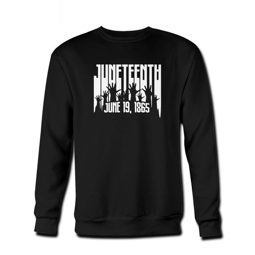 Your juneteenth Fresh Best Crewneck Sweatshirt just got an update. This super comfortable and lighter weight crewneck will become your favorite go-to sweatshirt. The cozy spandex cuffs and waistband make this pill-resistant sweatshirt a fan favorite.And your group will look and feel their best in this premium ringspun cotton crew.