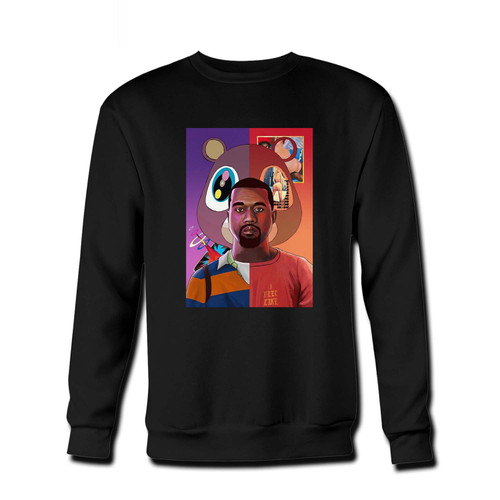 Your Kanye West Rapper 2020 Fresh Best Crewneck Sweatshirt just got an update. This super comfortable and lighter weight crewneck will become your favorite go-to sweatshirt. The cozy spandex cuffs and waistband make this pill-resistant sweatshirt a fan favorite.And your group will look and feel their best in this premium ringspun cotton crew.