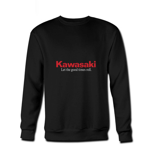 Your kawasaki let the good times roll Fresh Best Crewneck Sweatshirt just got an update. This super comfortable and lighter weight crewneck will become your favorite go-to sweatshirt. The cozy spandex cuffs and waistband make this pill-resistant sweatshirt a fan favorite.And your group will look and feel their best in this premium ringspun cotton crew.