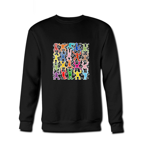 Your Keith Haring Dance Cross Fresh Best Crewneck Sweatshirt just got an update. This super comfortable and lighter weight crewneck will become your favorite go-to sweatshirt. The cozy spandex cuffs and waistband make this pill-resistant sweatshirt a fan favorite.And your group will look and feel their best in this premium ringspun cotton crew.