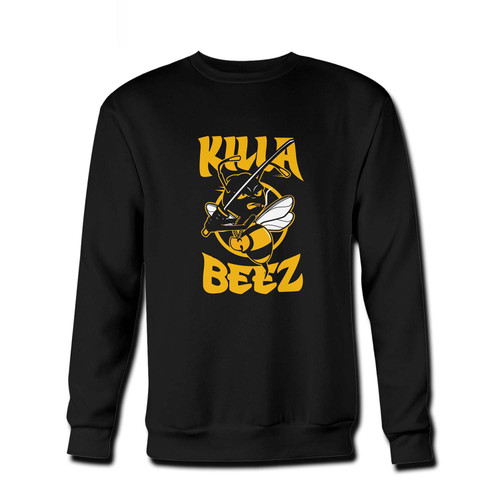 Your Killa Beez Logo Fresh Best Crewneck Sweatshirt just got an update. This super comfortable and lighter weight crewneck will become your favorite go-to sweatshirt. The cozy spandex cuffs and waistband make this pill-resistant sweatshirt a fan favorite.And your group will look and feel their best in this premium ringspun cotton crew.