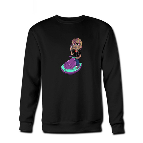 Your lil pump jetski cartoon sticker Fresh Best Crewneck Sweatshirt just got an update. This super comfortable and lighter weight crewneck will become your favorite go-to sweatshirt. The cozy spandex cuffs and waistband make this pill-resistant sweatshirt a fan favorite.And your group will look and feel their best in this premium ringspun cotton crew.