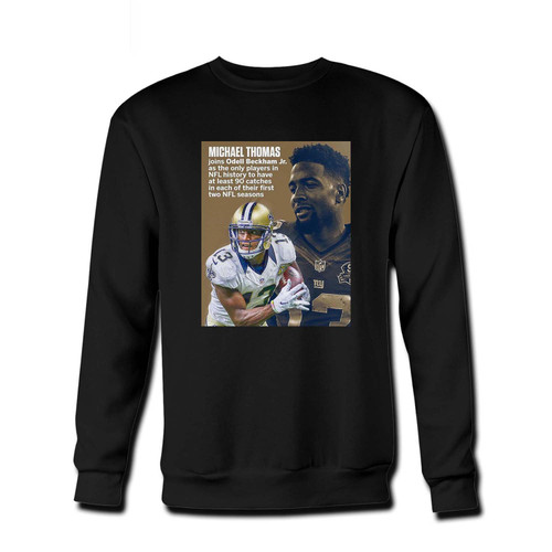 Your Michael Thomas Quotes Fresh Best Crewneck Sweatshirt just got an update. This super comfortable and lighter weight crewneck will become your favorite go-to sweatshirt. The cozy spandex cuffs and waistband make this pill-resistant sweatshirt a fan favorite.And your group will look and feel their best in this premium ringspun cotton crew.