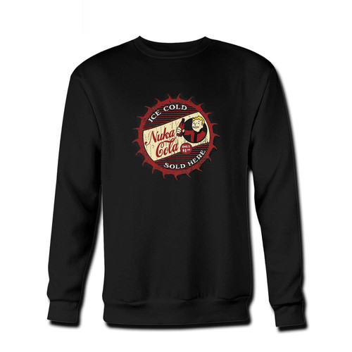 Your Nuka Cola Falloutt Fresh Best Crewneck Sweatshirt just got an update. This super comfortable and lighter weight crewneck will become your favorite go-to sweatshirt. The cozy spandex cuffs and waistband make this pill-resistant sweatshirt a fan favorite.And your group will look and feel their best in this premium ringspun cotton crew.