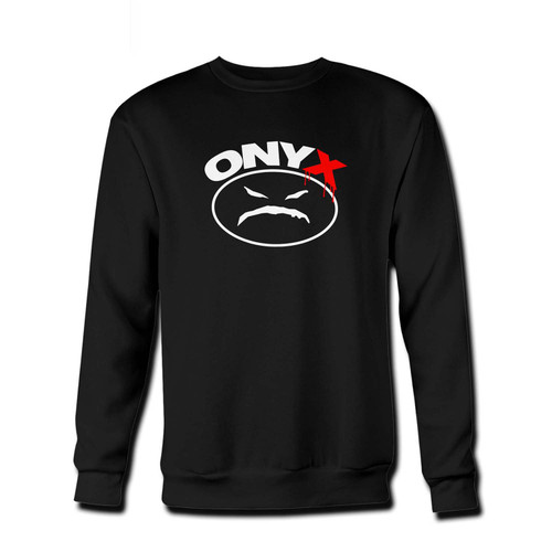 Your O N Y X Rap Hip Hop Fresh Best Crewneck Sweatshirt just got an update. This super comfortable and lighter weight crewneck will become your favorite go-to sweatshirt. The cozy spandex cuffs and waistband make this pill-resistant sweatshirt a fan favorite.And your group will look and feel their best in this premium ringspun cotton crew.
