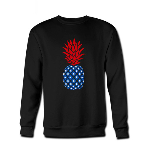 Your Pineapple Red White And Blue Fresh Best Crewneck Sweatshirt just got an update. This super comfortable and lighter weight crewneck will become your favorite go-to sweatshirt. The cozy spandex cuffs and waistband make this pill-resistant sweatshirt a fan favorite.And your group will look and feel their best in this premium ringspun cotton crew.