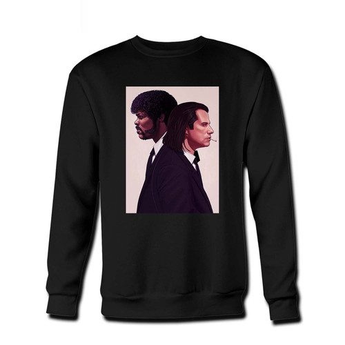 Your Pulp Fiction Character Fresh Best Crewneck Sweatshirt just got an update. This super comfortable and lighter weight crewneck will become your favorite go-to sweatshirt. The cozy spandex cuffs and waistband make this pill-resistant sweatshirt a fan favorite.And your group will look and feel their best in this premium ringspun cotton crew.