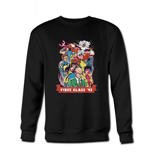 Your Retro X Men Fresh Best Crewneck Sweatshirt just got an update. This super comfortable and lighter weight crewneck will become your favorite go-to sweatshirt. The cozy spandex cuffs and waistband make this pill-resistant sweatshirt a fan favorite.And your group will look and feel their best in this premium ringspun cotton crew.