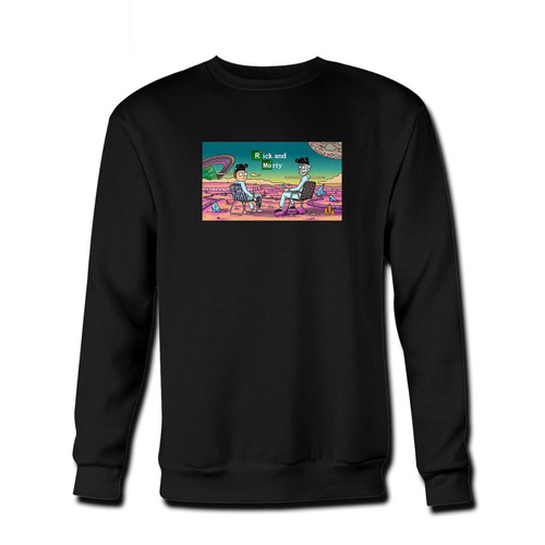 Your Rick an Morty Breaking Bad Parody Fresh Best Crewneck Sweatshirt just got an update. This super comfortable and lighter weight crewneck will become your favorite go-to sweatshirt. The cozy spandex cuffs and waistband make this pill-resistant sweatshirt a fan favorite.And your group will look and feel their best in this premium ringspun cotton crew.