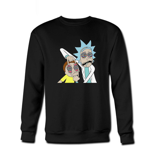 Your Rick And Morty Trippy Fresh Best Crewneck Sweatshirt just got an update. This super comfortable and lighter weight crewneck will become your favorite go-to sweatshirt. The cozy spandex cuffs and waistband make this pill-resistant sweatshirt a fan favorite.And your group will look and feel their best in this premium ringspun cotton crew.