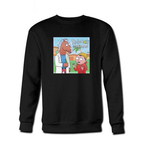 Your Rick jack and Mortman Fresh Best Crewneck Sweatshirt just got an update. This super comfortable and lighter weight crewneck will become your favorite go-to sweatshirt. The cozy spandex cuffs and waistband make this pill-resistant sweatshirt a fan favorite.And your group will look and feel their best in this premium ringspun cotton crew.