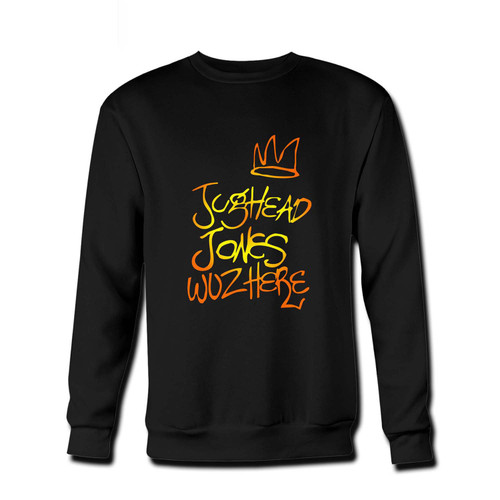Your Riverdale Jughead Jones Wuz Here Quote Fresh Best Crewneck Sweatshirt just got an update. This super comfortable and lighter weight crewneck will become your favorite go-to sweatshirt. The cozy spandex cuffs and waistband make this pill-resistant sweatshirt a fan favorite.And your group will look and feel their best in this premium ringspun cotton crew.