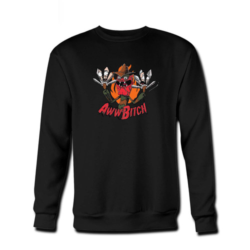 Your Scary Terry Awwww Bitch Fresh Best Crewneck Sweatshirt just got an update. This super comfortable and lighter weight crewneck will become your favorite go-to sweatshirt. The cozy spandex cuffs and waistband make this pill-resistant sweatshirt a fan favorite.And your group will look and feel their best in this premium ringspun cotton crew.