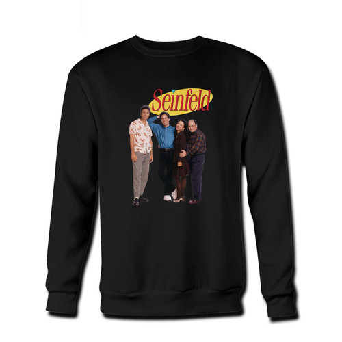 Your Seinfeld Family Fresh Best Crewneck Sweatshirt just got an update. This super comfortable and lighter weight crewneck will become your favorite go-to sweatshirt. The cozy spandex cuffs and waistband make this pill-resistant sweatshirt a fan favorite.And your group will look and feel their best in this premium ringspun cotton crew.