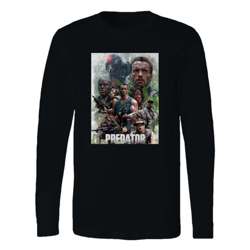 This classic fit arnold schwarzenegger the predator alien long sleeve shirt is casually elegant and very comfortable. With fine quality print to make one stand out, it's a perfect fit for every occasion.
