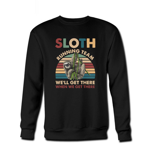Your Sloth Running Team Fresh Best Crewneck Sweatshirt just got an update. This super comfortable and lighter weight crewneck will become your favorite go-to sweatshirt. The cozy spandex cuffs and waistband make this pill-resistant sweatshirt a fan favorite.And your group will look and feel their best in this premium ringspun cotton crew.