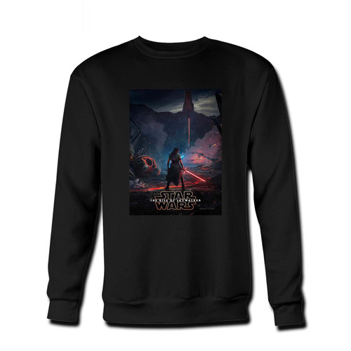 Your Star Wars The Rise Of Skywalker Fresh Best Crewneck Sweatshirt just got an update. This super comfortable and lighter weight crewneck will become your favorite go-to sweatshirt. The cozy spandex cuffs and waistband make this pill-resistant sweatshirt a fan favorite.And your group will look and feel their best in this premium ringspun cotton crew.
