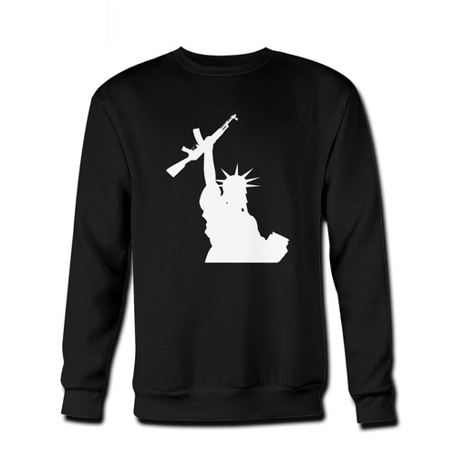 Your Statue Of Liberty Gun Fresh Best Crewneck Sweatshirt just got an update. This super comfortable and lighter weight crewneck will become your favorite go-to sweatshirt. The cozy spandex cuffs and waistband make this pill-resistant sweatshirt a fan favorite.And your group will look and feel their best in this premium ringspun cotton crew.