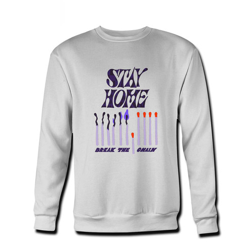 Your Stay Home Break The Chain Corona Fresh Best Crewneck Sweatshirt just got an update. This super comfortable and lighter weight crewneck will become your favorite go-to sweatshirt. The cozy spandex cuffs and waistband make this pill-resistant sweatshirt a fan favorite.And your group will look and feel their best in this premium ringspun cotton crew.
