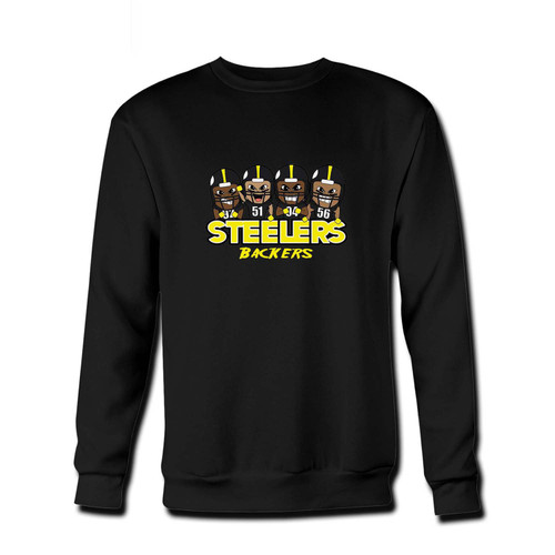 Your Steelers Linebackers Fresh Best Crewneck Sweatshirt just got an update. This super comfortable and lighter weight crewneck will become your favorite go-to sweatshirt. The cozy spandex cuffs and waistband make this pill-resistant sweatshirt a fan favorite.And your group will look and feel their best in this premium ringspun cotton crew.