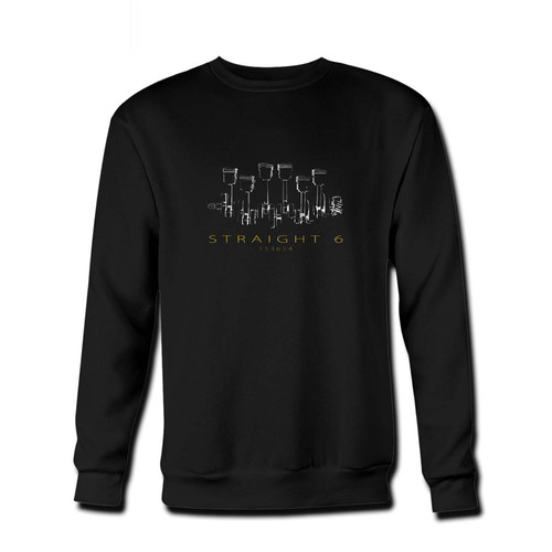 Your Straight Six Engine Pistons Supra Fresh Best Crewneck Sweatshirt just got an update. This super comfortable and lighter weight crewneck will become your favorite go-to sweatshirt. The cozy spandex cuffs and waistband make this pill-resistant sweatshirt a fan favorite.And your group will look and feel their best in this premium ringspun cotton crew.