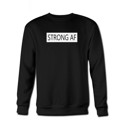 Your Strong Af Fresh Best Crewneck Sweatshirt just got an update. This super comfortable and lighter weight crewneck will become your favorite go-to sweatshirt. The cozy spandex cuffs and waistband make this pill-resistant sweatshirt a fan favorite.And your group will look and feel their best in this premium ringspun cotton crew.