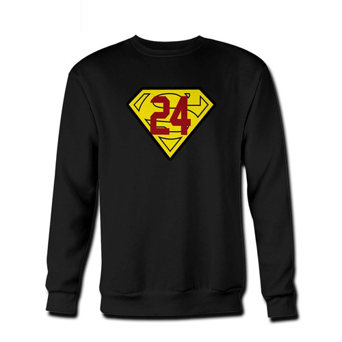 Your Superman Logo 24 Kobe Fresh Best Crewneck Sweatshirt just got an update. This super comfortable and lighter weight crewneck will become your favorite go-to sweatshirt. The cozy spandex cuffs and waistband make this pill-resistant sweatshirt a fan favorite.And your group will look and feel their best in this premium ringspun cotton crew.