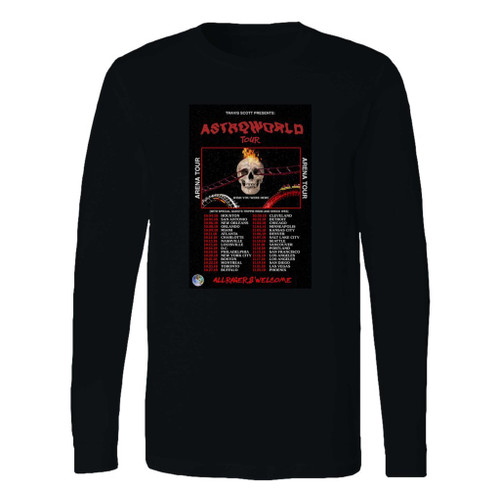 This classic fit astroworld travis scotttour 2019 poster long sleeve shirt is casually elegant and very comfortable. With fine quality print to make one stand out, it's a perfect fit for every occasion.